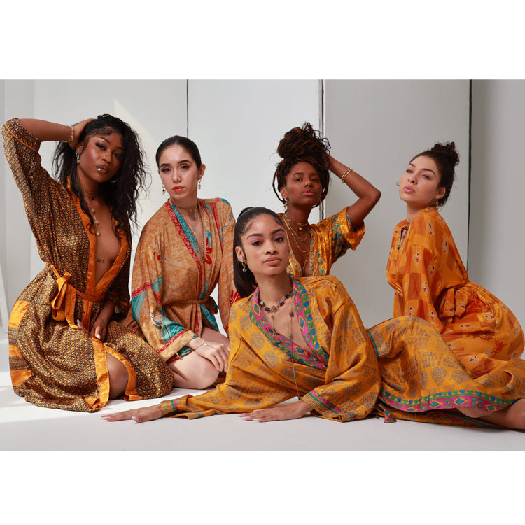 Recycled Silk Kimonos
