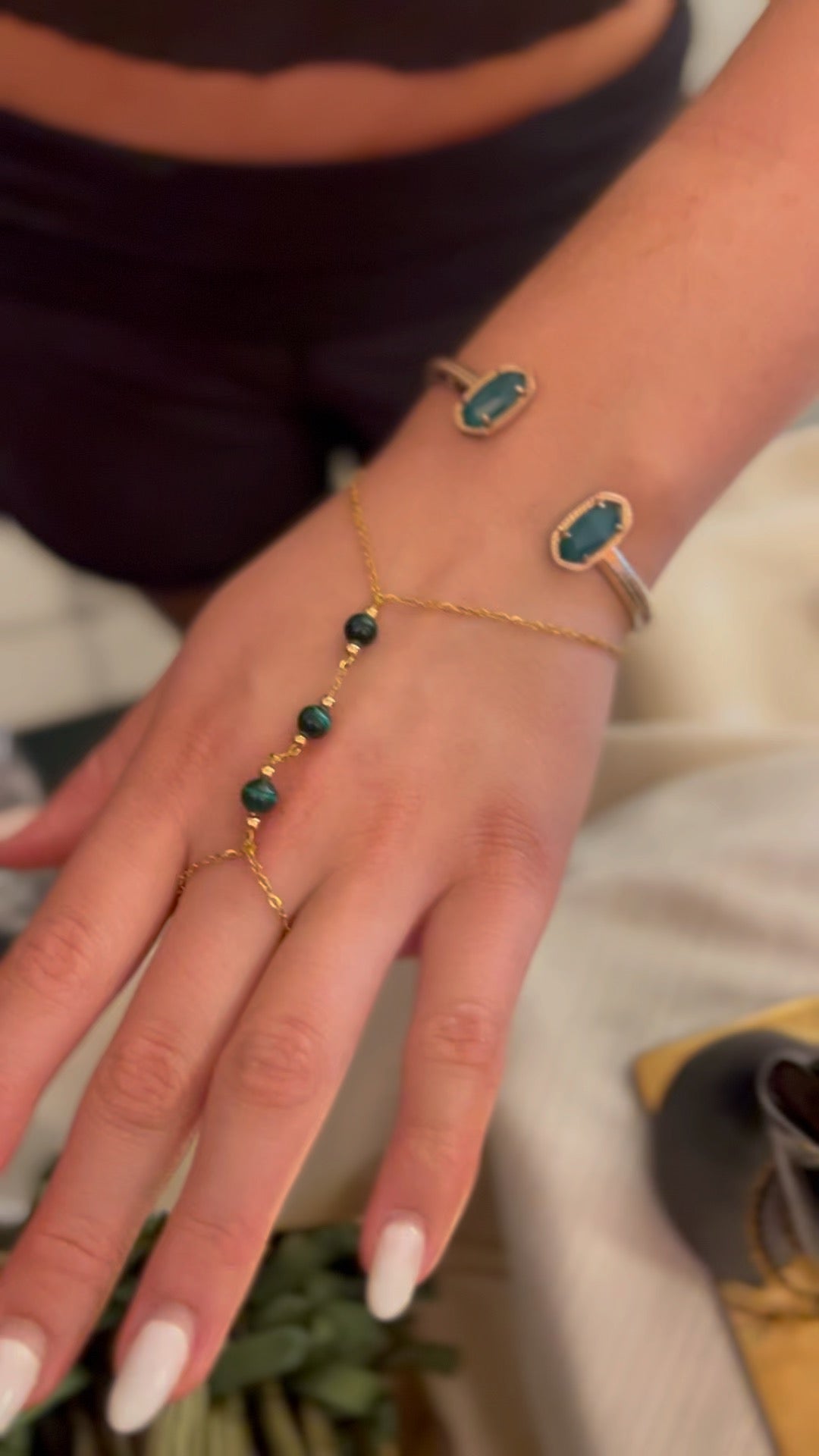 Malachite Simple Handchain