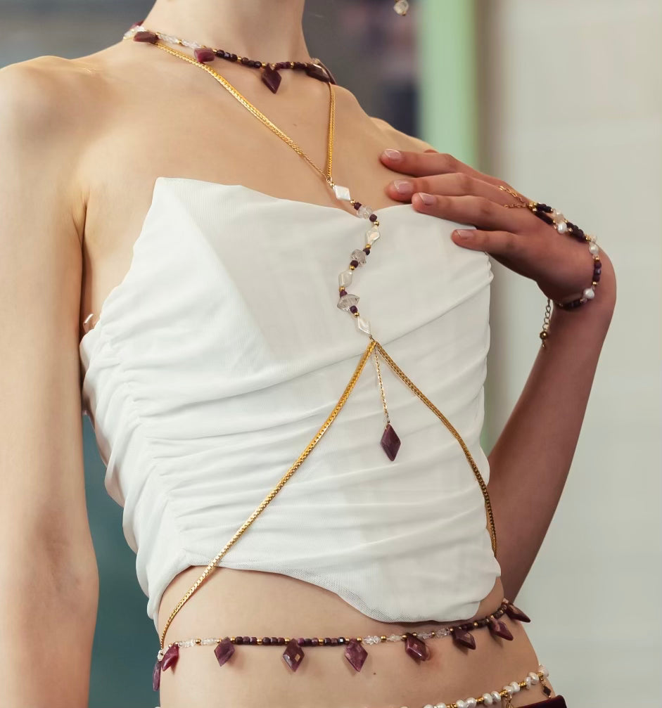 Nefari Ruby Collar Necklace