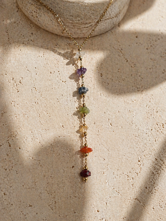 Chakra Lariat Necklace