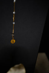Lustre Diamond Pearl Y-Necklace — image 4